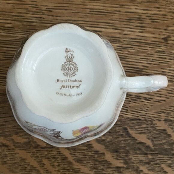 1983 Royal Doulton Brambly Hedge “Autumn” Tea Cup & Saucer Set Collectible - Picture 11 of 13